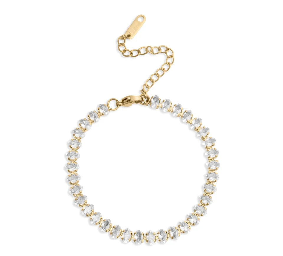 Oval Crystal Bracelet ✨