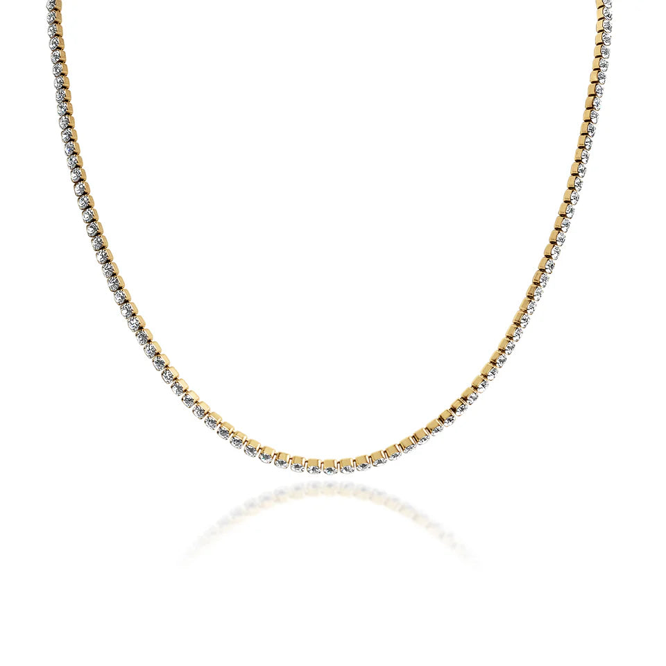 Crystal Tennis Necklace